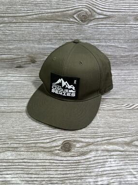 Discrete Cirque Series OC Patch Adjustable Snapback Hat CAP Olive Green